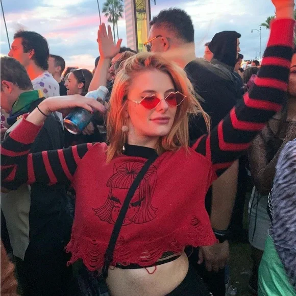 Valfré Lucy Devilish Knit Distressed Cropped Sweater - Picture 4 of 4